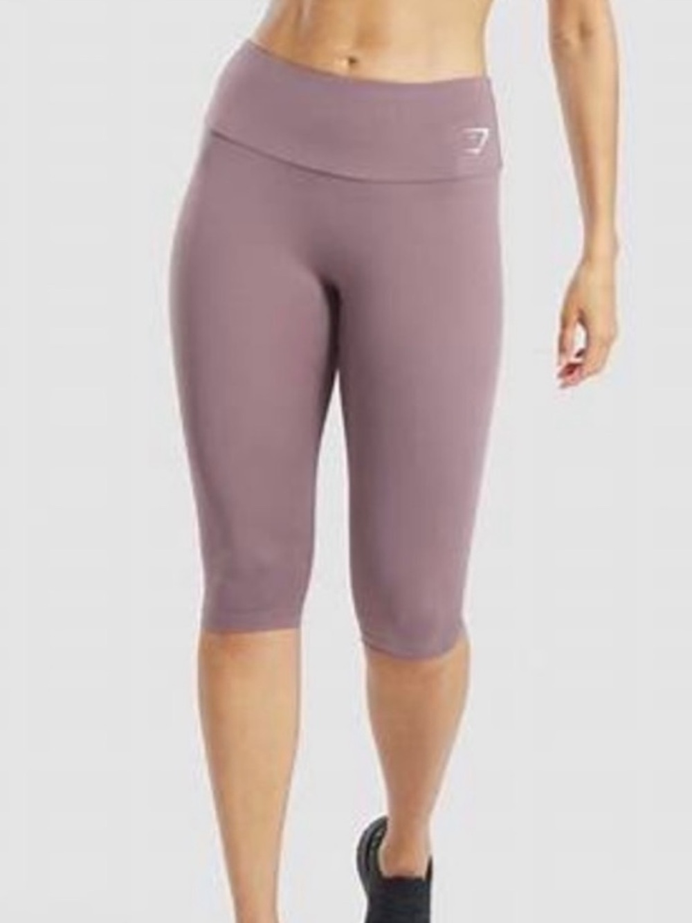Gymshark High Waist Cropped Capris Leggings Mauve Women’s Size XS